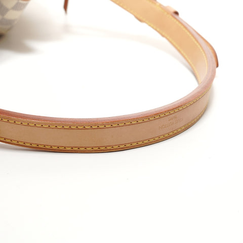 LOUIS VUITTON Damier Azur No, made in 2007 Shoulder Bag white WS27883