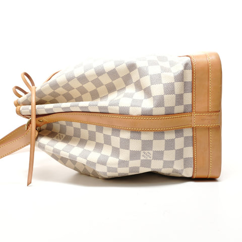 LOUIS VUITTON Damier Azur No, made in 2007 Shoulder Bag white WS27883