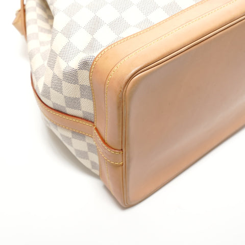 LOUIS VUITTON Damier Azur No, made in 2007 Shoulder Bag white WS27883