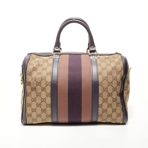 GUCCI GG Canvas Mini Boston Bag Boston bag Brown WS27886