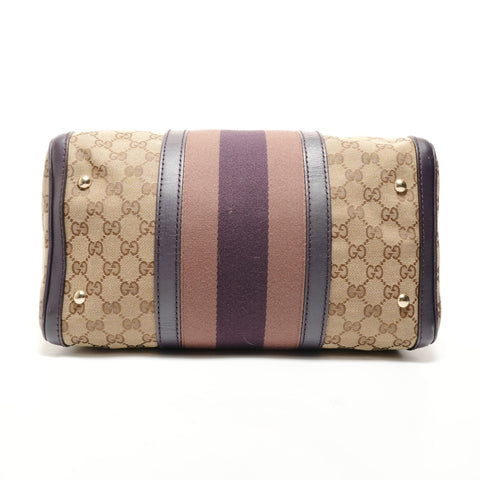 GUCCI GG Canvas Mini Boston Bag Boston bag Brown WS27886