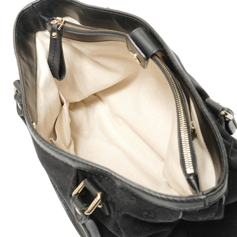 GUCCI GG canvas Tote Bag black WS27887
