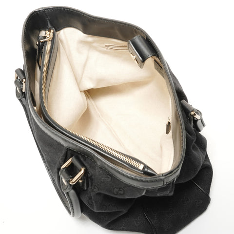 GUCCI GG canvas Tote Bag black WS27887