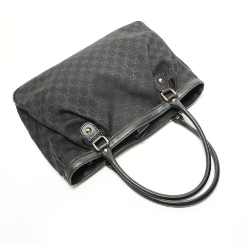 GUCCI GG canvas Tote Bag black WS27887