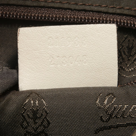 GUCCI GG leather Shoulder Bag Ivory WS27888