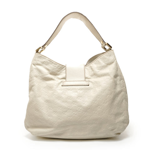 GUCCI GG leather Shoulder Bag Ivory WS27888