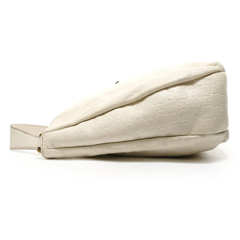 GUCCI GG leather Shoulder Bag Ivory WS27888