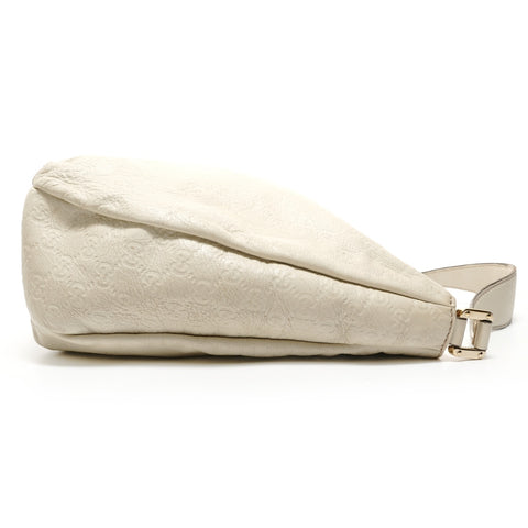 GUCCI GG leather Shoulder Bag Ivory WS27888