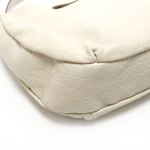 GUCCI GG leather Shoulder Bag Ivory WS27888