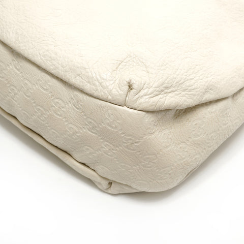 GUCCI GG leather Shoulder Bag Ivory WS27888