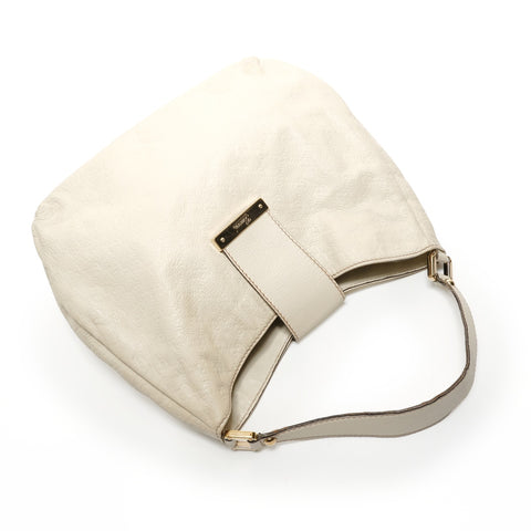 GUCCI GG leather Shoulder Bag Ivory WS27888