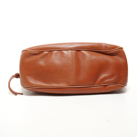 CELINE Leather Triomphe Boogie Bag Shoulder Bag Brown WS27890