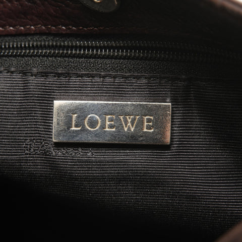 LOEWE Anagram leather Shoulder Bag Brown WS27891