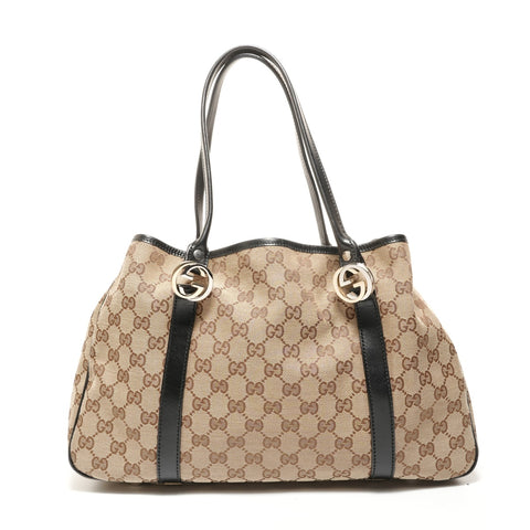 GUCCI GG canvas Shoulder Bag Brown WS27892