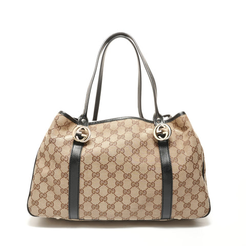 GUCCI GG canvas Shoulder Bag Brown WS27892
