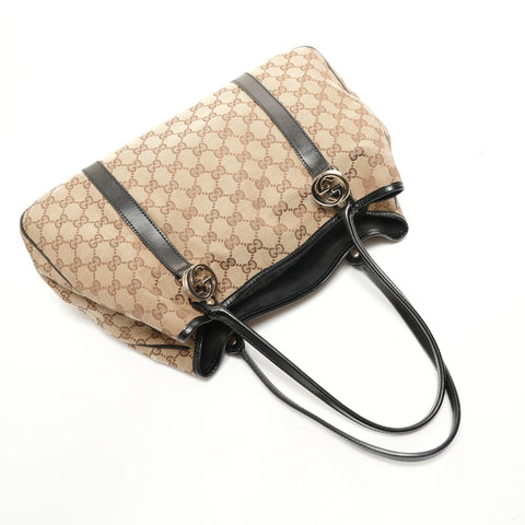 GUCCI GG canvas Shoulder Bag Brown WS27892
