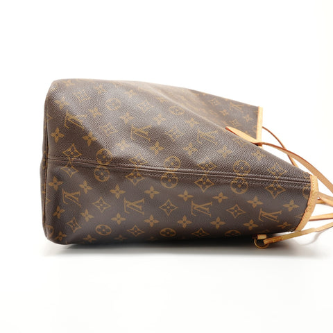 LOUIS VUITTON Monogram Neverfull GM, manufactured in 2008. Tote Bag Brown WS27893