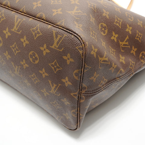 LOUIS VUITTON Monogram Neverfull GM, manufactured in 2008. Tote Bag Brown WS27893