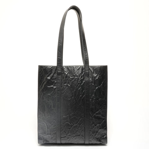 PRADA Wrinkles-processed antique nappa leather Shoulder Bag black WS27895