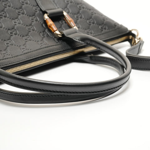 GUCCI GGguccissima 2way Tote Bag black WS27896