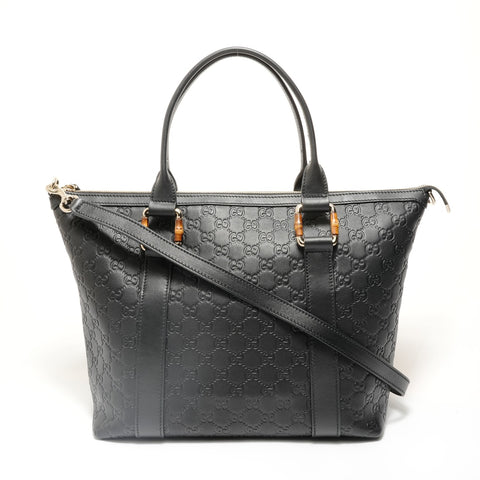 GUCCI GGguccissima 2way Tote Bag black WS27896