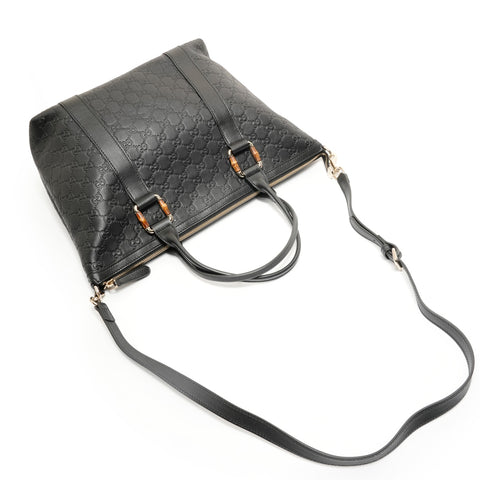 GUCCI GGguccissima 2way Tote Bag black WS27896