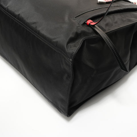 PRADA Nylon Studs 2-way Tote Bag black WS27897