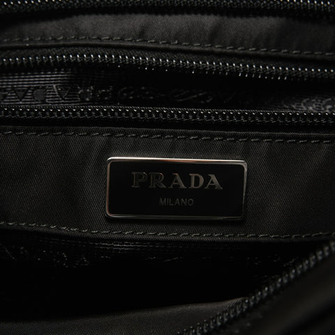 PRADA Nylon Studs 2-way Tote Bag black WS27897