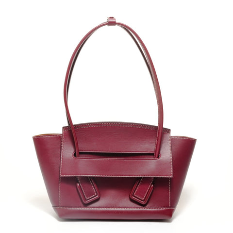 BOTTEGAVENETA The Arco 33 Leather Shoulder Bag Red WS27898