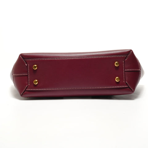 BOTTEGAVENETA The Arco 33 Leather Shoulder Bag Red WS27898