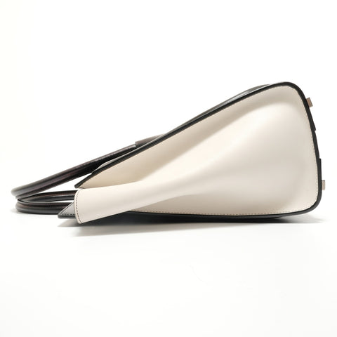 CELINE Luggage Micro Leather Handbag white WS27900