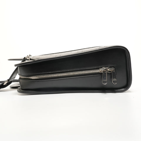 GUCCI GG Embossed 2-Way Business Bag Handbag black WS27904