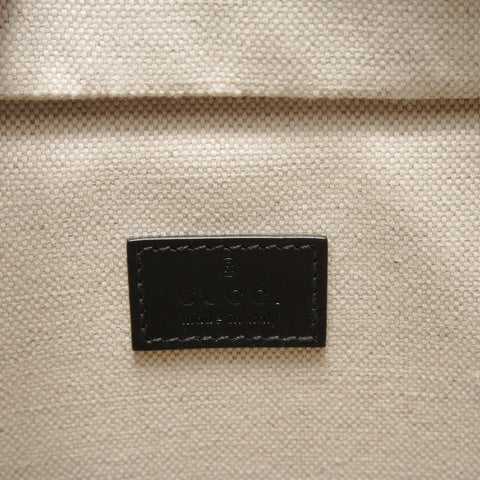 GUCCI GG Embossed 2-Way Business Bag Handbag black WS27904