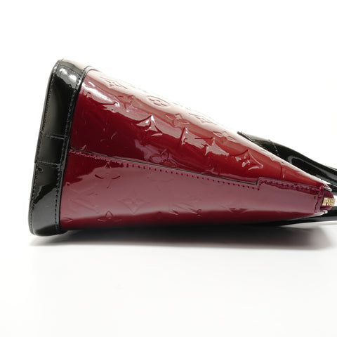 LOUIS VUITTON 2014 Lockit PM Monogram Vernis Handbag Red WS27908