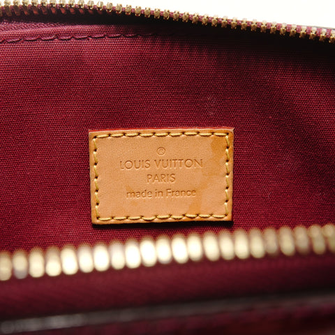 LOUIS VUITTON 2014 Lockit PM Monogram Vernis Handbag Red WS27908