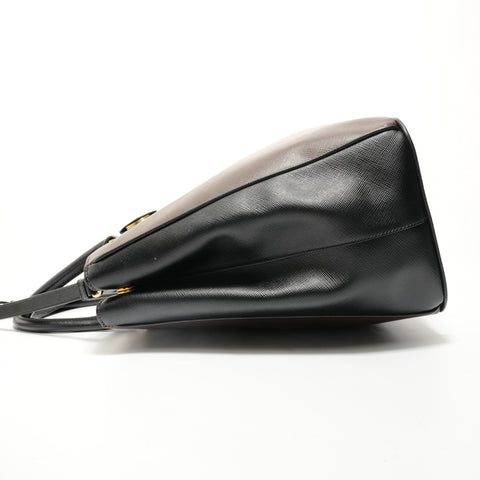 PRADA Saffiano Galleria 2way Handbag Brown WS27909
