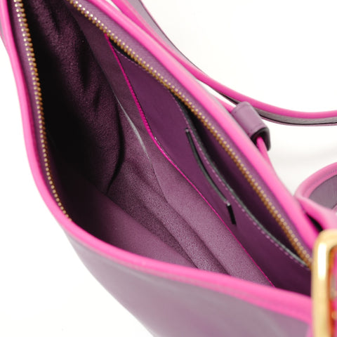 LOEWE Anagram leather Shoulder Bag purple WS27911