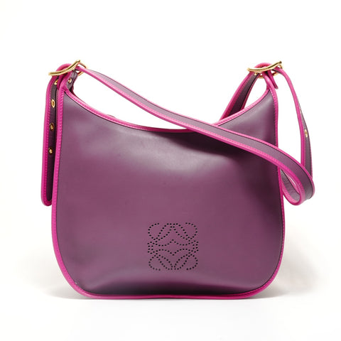 LOEWE Anagram leather Shoulder Bag purple WS27911