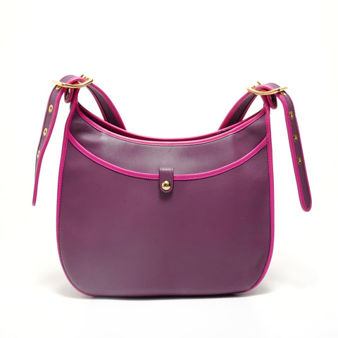 LOEWE Anagram leather Shoulder Bag purple WS27911