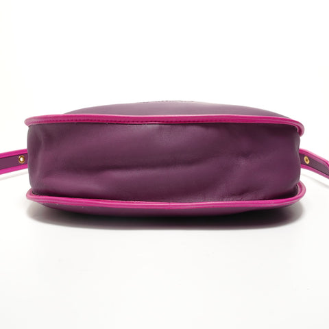 LOEWE Anagram leather Shoulder Bag purple WS27911