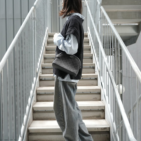 GUCCI GG Denim Ophidia Shoulder Bag black WS27913