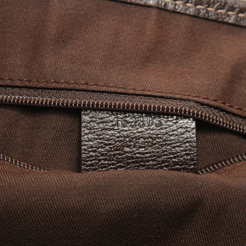 GUCCI GG Canvas Shelly Ribbon Tote Bag beige WS27917