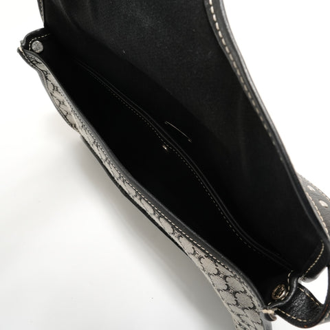 CELINE Macadam one belt Shoulder Bag black WS27918