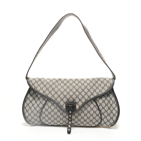 CELINE Macadam one belt Shoulder Bag black WS27918