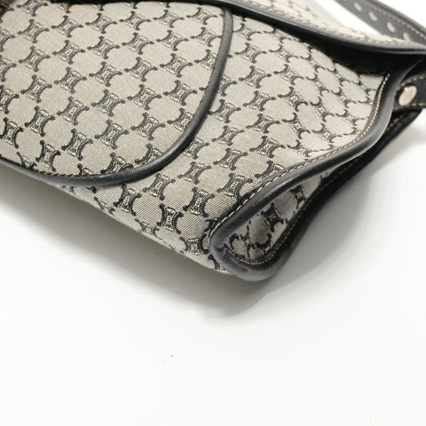 CELINE Macadam one belt Shoulder Bag black WS27918