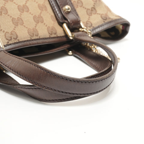 GUCCI GG Canvas Sherry Handbag beige WS27921