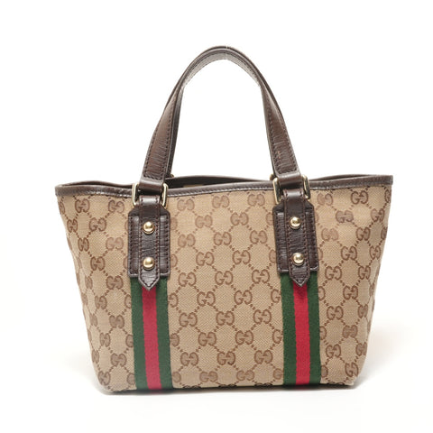 GUCCI GG Canvas Sherry Handbag beige WS27921