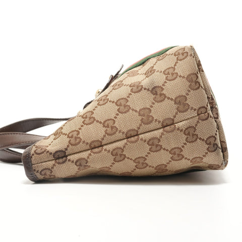 GUCCI GG Canvas Sherry Handbag beige WS27921