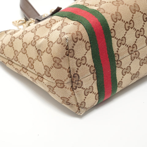 GUCCI GG Canvas Sherry Handbag beige WS27921