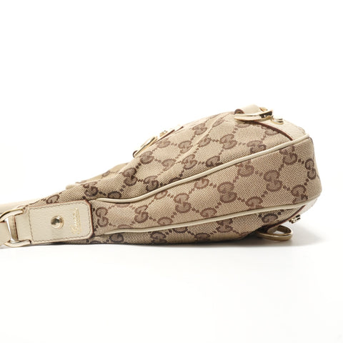 GUCCI GG canvas Abbey Shoulder Bag beige WS27924